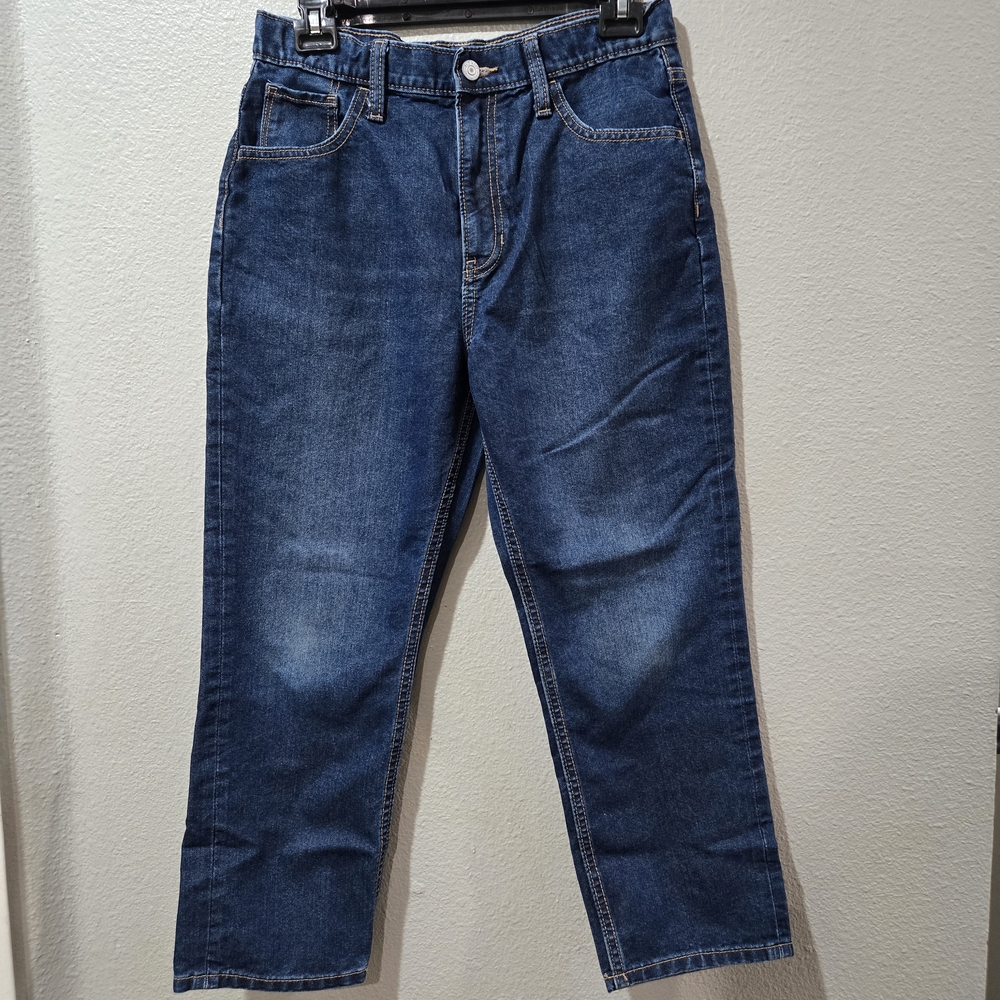 Girls Plus-size Blue Jeans